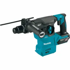 This bare-tool rotary hammer features an SDS-Plus chuck and delivers 2.9 ft-lb of impact energy with a variable impact rate up to 4500 bpm. It accepts a 4.0 Ah battery (sold separately) and has a maximum drilling capacity of 3 1/8 in. Designed for hammer-and-rotate operation, it is suited for drilling and light chiseling in concrete, masonry, and stone.