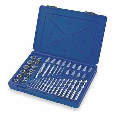 IRWIN Screw Extractor Set: 48 Pc - Multipurpose Extractor & Drill Bit Sets