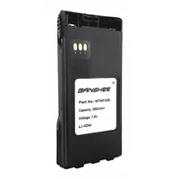 This BANSHEE lithium-ion battery is designed for use with Motorola MT 1500, PR1500, XTS 1500, and XTS 2500 series handheld radios. With a capacity of 2,500 mAh, it provides extended power for field operations. The battery is a direct replacement unit, suitable for industrial, public safety, and maintenance communication equipment