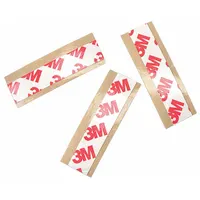 3M Film Tape: Strip, 3/4 in Pre-Cut Wd, 4 in Pre-Cut Lg, 8.3 mil Thick, Acrylic, Polyester Film (MPN 3M GPT-020)
