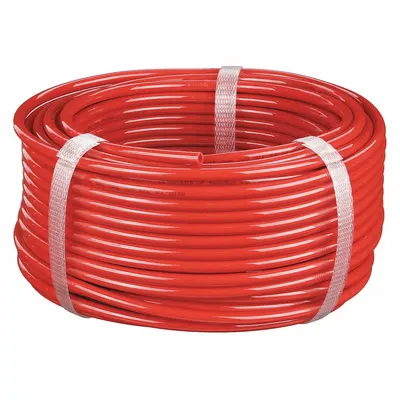 OEM Standard Polyurethane Tubing, 1/4 in ID x 3/8 in OD, 100 ft, Red