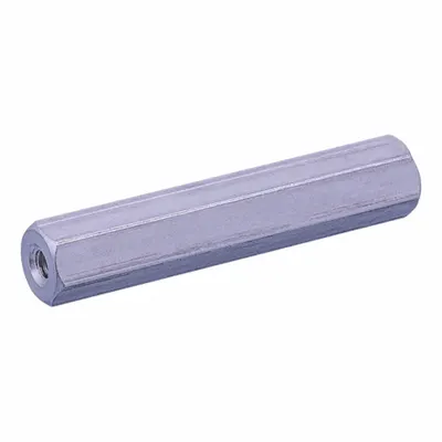 RAF ELECTRONIC HARDWARE Hex Female Standoff: Inch, Female x Female, Hex, Nylon, 6/6, 3/8 in - Plastic Female x Female Standoffs