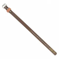Nylon ankle straps for securing the user's ankles to pole and tree climbers during climbing work. Each strap is 26 inches long and 1 inch wide, with a weight capacity of 300 lb. Designed for use with Klein Tools pole and tree climbers.
