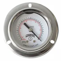 WINTERS Panel-Mount Pressure Gauge: Front Flange, 0 psi to 60 psi, 2 in Dial, 1/8 in NPT Male, PFQ (MPN PFQ2436-DRY-2FF)