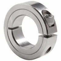 CLIMAX METAL PRODUCTS Shaft Collar: 1-Piece, Inch, Round, Clamp-On, 15/16 in Bore Dia, 303 (MPN 1C-093-S)