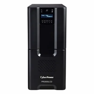 CYBER POWER System: Single Phase, 3,000 VA Power Rating, 120 V AC Input, 120 V AC Output - Line Interactive UPS Systems