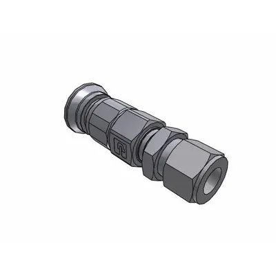 Parker Coupler: 1/2 in Coupling Size, A-Lok Bulkhead Tube End - CPI Series Hydraulic Quick-Connect Coupling Bodies