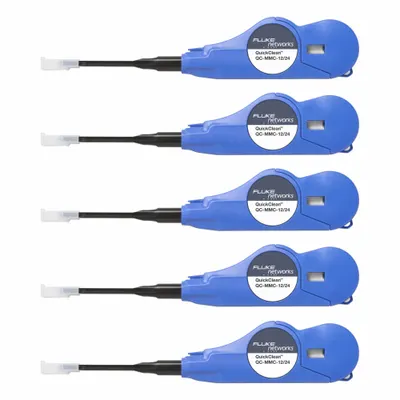 FLUKE Connector Cleaner: Connector Cleaner, QC-MMC-12-24-5P, Universal - Probe Tips & Adapters for Fiber Optic Testing
