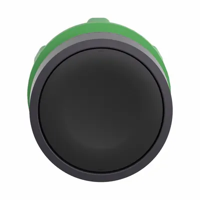 SCHNEIDER Push Button Head: 22 mm Panel Size, Non-Illuminated, Non-Metallic - Heads for Push Buttons