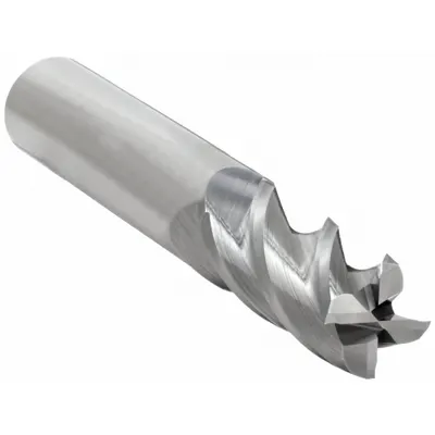CLEVELAND Square End Mill: Carbide, 4 Flute, 5/8" Mill Dia, 1-1/4" LOC, 3-1/2" OAL (MPN C60061) - Fast-Cutting Carbide Square End Mills