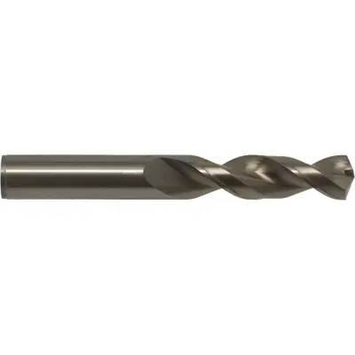 CLEVELAND Screw Machine Drill Bit: 19/32", 135° Split Point, Straw/Bronze Cobalt - Cobalt Screw-Machine Length Drill Bits for Deep Hole-Drilling