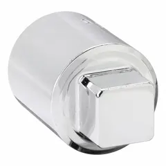 This 1/2" drive hand socket is designed for tightening or loosening male pipe plugs in SAE applications. It features a chrome finish and is not tether capable. Commonly used in automotive, industrial, and mechanical maintenance tasks.