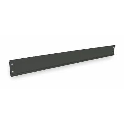 PRO-LINE Bin Rail: 5 in Overall Ht, 60 in Overall Wd, 1 1/2 in Overall Dp, Black - Louvered Panels & Bin Rails for Workbenches