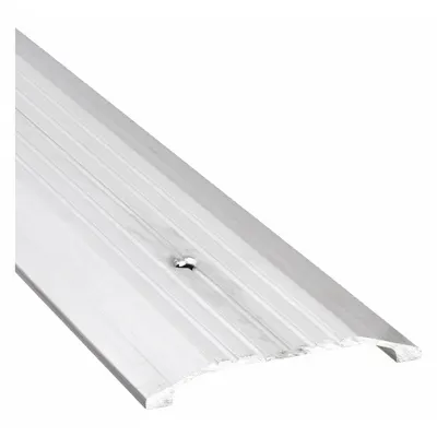 NATIONAL GUARD 424-4 Saddle Threshold, Aluminum, 4 ft, Fluted - Saddle Thresholds