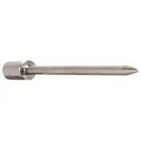 Replacement fluid needle for air sprayers, compatible with model KK-4058-1. Controls fluid flow in spray finishing applications such as industrial painting, automotive refinishing, and woodworking
