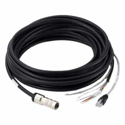 MITUTOYO Power and Ethernet Cable: 10 m, Universal, Universal - Multicode Reader Accessories