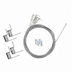 This struts and mounting kit includes a 3/4 in Tech Screw for fastening. Used for installing and supporting equipment in structural applications.