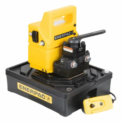 ENERPAC Electric Pump: 10,000 psi Max. Op Pressure, 20 cu in/min Max. Flow Rate - Corded Lightweight Electric Hydraulic Pump Units