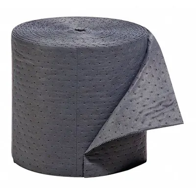 PIG Sorbent Roll, 16 in x 150 ft, Gray Polypropylene - Sorbent Rolls