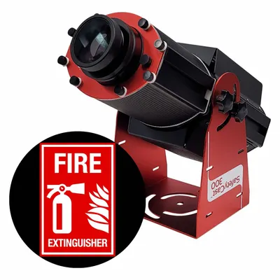 LASERGLOW TECHNOLOGIES Fixed Image Projector: Projector, Lens and Image Template - LED Projectors with Image Disks