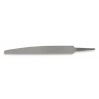 Knife File: Double-Cut Face Cut, Single Edge Cut, Bastard Cut, 6 in Lg without Tang, 11/16 in Wd (MPN 06804N)