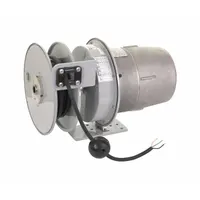 KH INDUSTRIES Extension Cord Reel: 50 ft Cord Lg, 14 AWG, Bare Wire Retractable End, SOOW, 600V AC (MPN RTSD3L-WW-B14K)