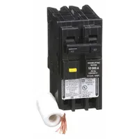 SQUARE D Miniature Circuit Breaker: 40 A, 120/240V AC, Single Phase, 10kA at 120/240V AC, 2 Poles (MPN HOM240GFI)