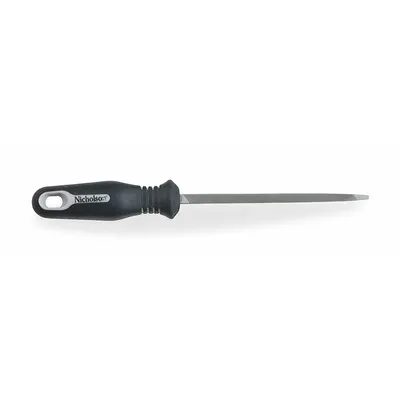 NICHOLSON Machinists File: Rectangular, Bastard Cut, 8 in Lg without Tang, 3/4 in Wd - Tapered Single-Cut Rectangular Files