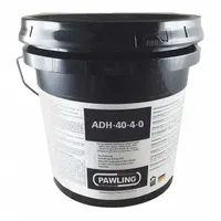PAWLING ADH-40 is a construction adhesive supplied in a 4-gallon pail. It has an opaque color and a VOC content of 363 g/L. This adhesive is used for bonding floor coverings and tiles to subfloors in indoor commercial and industrial settings