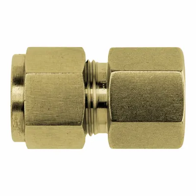 BRENNAN INDUSTRIES N2405-04-02-B Clean & Bagged Double-Ferrule - Clean & Bagged Double-Ferrule Brass Compression Fittings