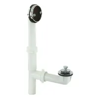 APPROVED VENDOR Lift and Lock Bath Waste: Plastic, Chrome-Plated, 1 1/2 in Fits Drain Size, Slip (MPN 35215)