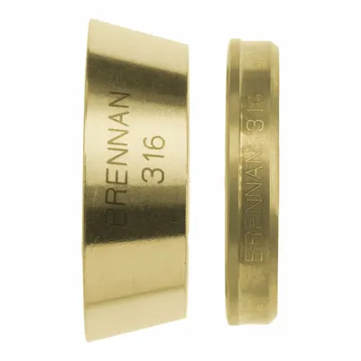 BRENNAN INDUSTRIES N0319-S-06-B Clean & Bagged Double-Ferrule - Clean & Bagged Double-Ferrule Brass Compression Fittings