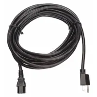 APPROVED VENDOR Power Cord: 25 ft Lg, 3/14, 5-15P Plug, C13 Receptacle, SJT, PVC, 15 A Current (MPN 5XFN1ID)
