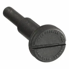 This spindle adapter enables the attachment of cut-off wheels to compatible angle grinders. It is designed for use with MILWAUKEE grinder models 2408 and 2485. The adapter allows operators to perform cutting tasks on metal and other materials.