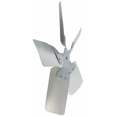 Replacement fan blade for HVAC and refrigeration condenser units. Designed to move air across the condenser coil to facilitate heat exchange. Use as a direct replacement in compatible DAIKIN systems.