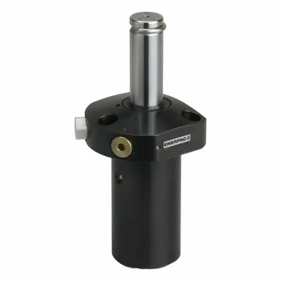 ENERPAC Swing Clamp: Double Acting, 7,600 lbf Clamping Force, 1.28 in Total Stroke - Upper Flange Mount Swing Clamp Cylinders