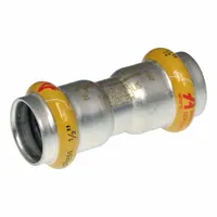APOLLO Crimp Coupling Fitting: 1/2 in Pipe x 1/2 in Pipe Size, Press-fit x Press-fit, HNBR (MPN 123456811)