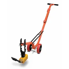 This collapsible dolly is designed for removing and transporting heavy manhole covers. With a 600 lb capacity and orange finish, it supports confined space entry preparation and maintenance tasks. The collapsible frame facilitates storage and transport between job sites.