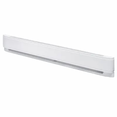 DIMPLEX Baseboard Heater: Commercial Grade, 2500/1875 W, Thermostat Included, White - Standard Electric Baseboard Heaters