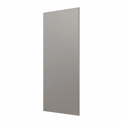HADRIAN Screen: 304 Stainless Steel, Brushed, Silver, 48 in Ht, 18 in Wd - Panels & Panel Posts for Bathroom Partitions