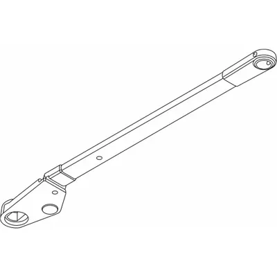 LCN Door Closer Arm: Aluminum (MPN 4310ME-3077SF LH AL) - Replacement Arms