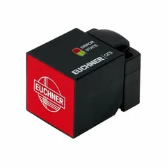 Non-contact safety switch without guard locking, with Unicode coding and RFID-compatible actuator technology. Features an M12 electrical connection with 8 pins. Measures 41 mm x 70 mm. Cannot be daisy-chained. Used to monitor the position of movable guards on industrial machinery.