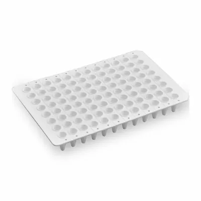MTC BIO Well Plate: Non-Sterile, 96 Wells, 0.1 mL, 7 mm Dia, RNase/DNase Free - PCR Plates