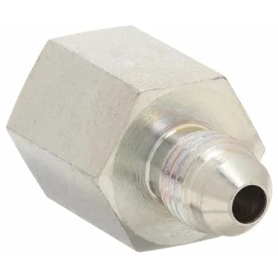 AEROQUIP Hydraulic Hose Adapter: 1/4 in x 1/4 in Fitting Size, Female x Male, NPTF x JIC - NPTF-to-JIC Steel Hydraulic Hose Adapters