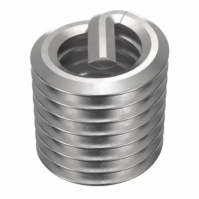 HELI-COIL Helical Insert: Tanged Tang Style, Free-Running, #10-32 Thread Size - Free-Running Tanged Helical Inserts