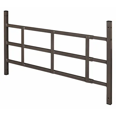 PRIME-LINE Window Security Guard: Fixed, 23 1/2 in to 38 in, 15 1/4 in Ht, 3 Bars - Fixed-Installation Window Security Bars