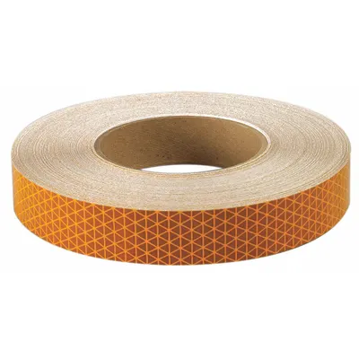 ORALITE Vehicle Reflective Tape, Yellow, Acrylic, 1 in x 50 yd, MPN 22651 - Vehicle Reflective Tapes