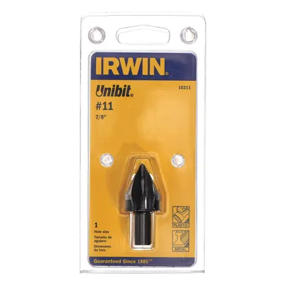 IRWIN Step Drill Bit: 1-1/8", Black Oxide HSS - High-Speed Steel Step Drill Bits