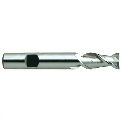 YG-1 Square End Mill: High Speed Steel, TiCN Coated, 2 Flute, 1" Mill Dia, 1-7/8" LOC - High-Speed Steel Square End Mills for Aluminum