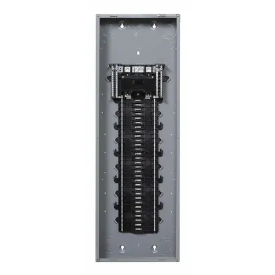 SQUARE D Load Center: 200 A Amps, 120/240V AC, 60 Spaces, 22kA, 0 Max. No. of Tandem Breakers - Square D QO - Main Breaker, Convertible, Plug-On Neutral Load Centers